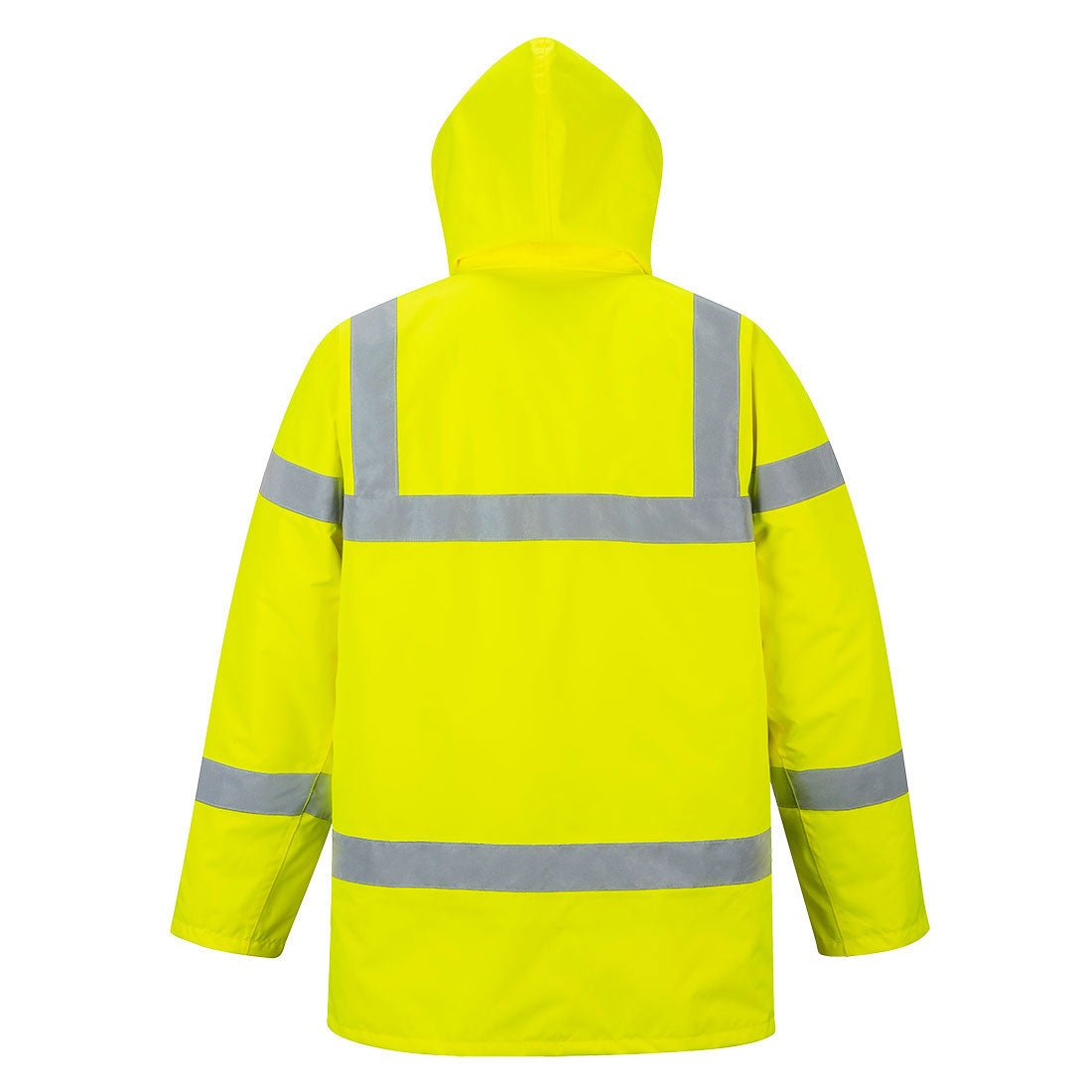 High Visibilty Traffic Jacket S460 yellow rear view