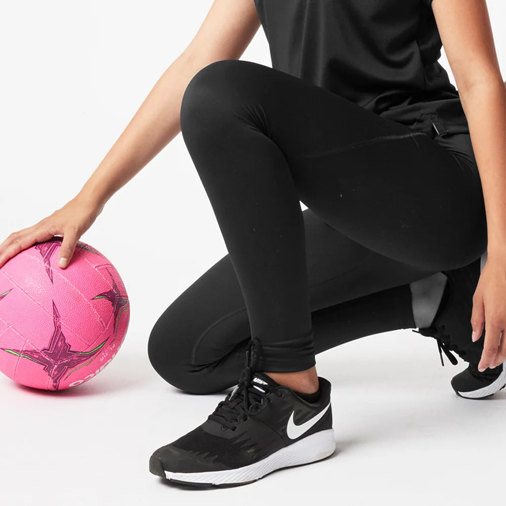 Model wearing the Hawks Netball Club Academy Leggings