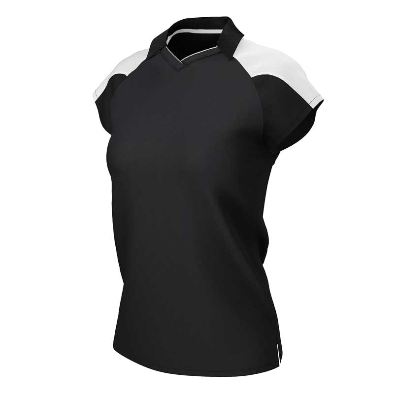 iGen Female Sports Polo Black/White