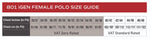 female polo size guide