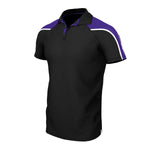 iGen Unisex Sports Polo Black/Purple