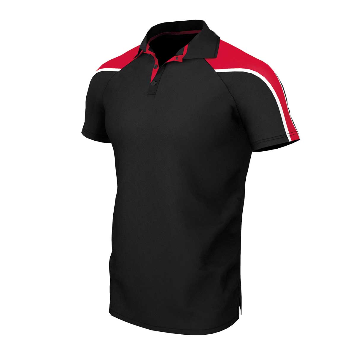 iGen Unisex Sports Polo Black/Red