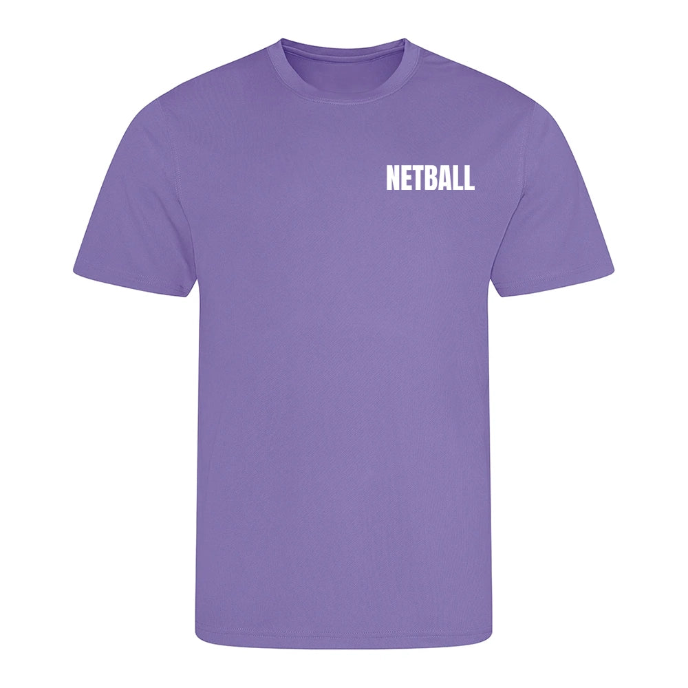front view of Appleton Netball Club Sports Leader T-Shirt - Adult