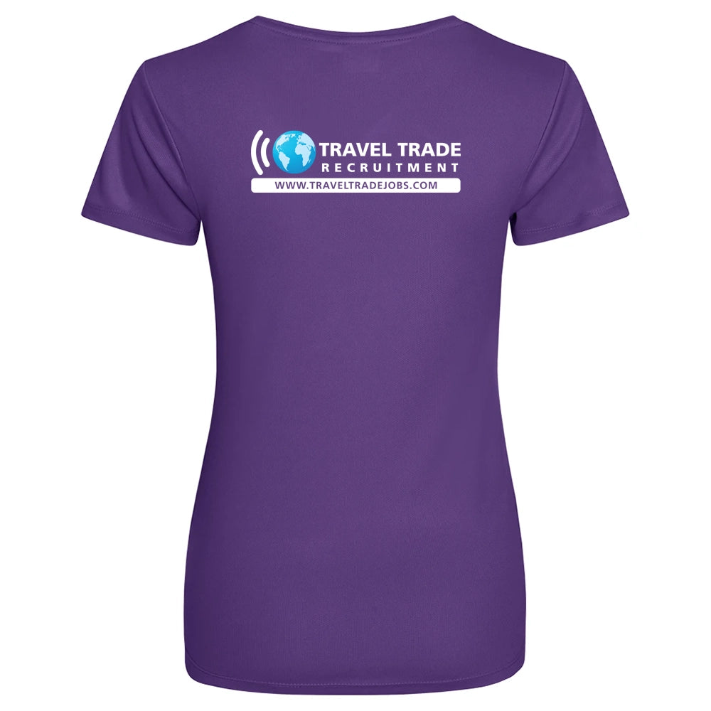 back view of Appleton Netball Club Ladies T-shirt - Adult