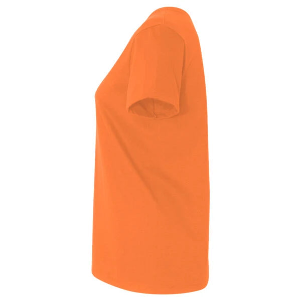 Winsford ASC Team T-Shirt – Ladies (Orange) JC005 Side view