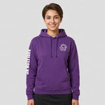 model wearing Appleton Netball Club Hoodie – Adult