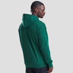 Rear view of Model wearing the AWDis Zoodie JH050 in bottle green