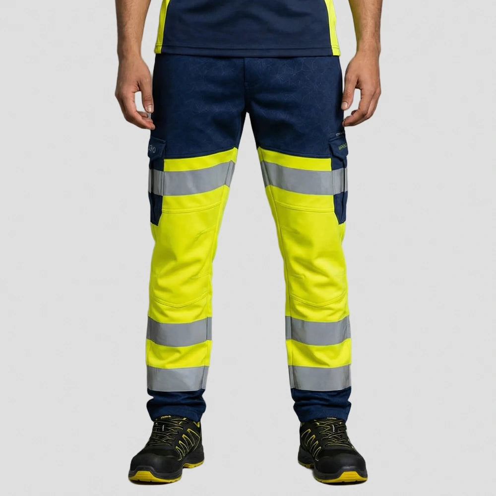 model wearing Hawkridge Stretch Performance Trousers