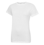 white classic ladies t shirt uc318
