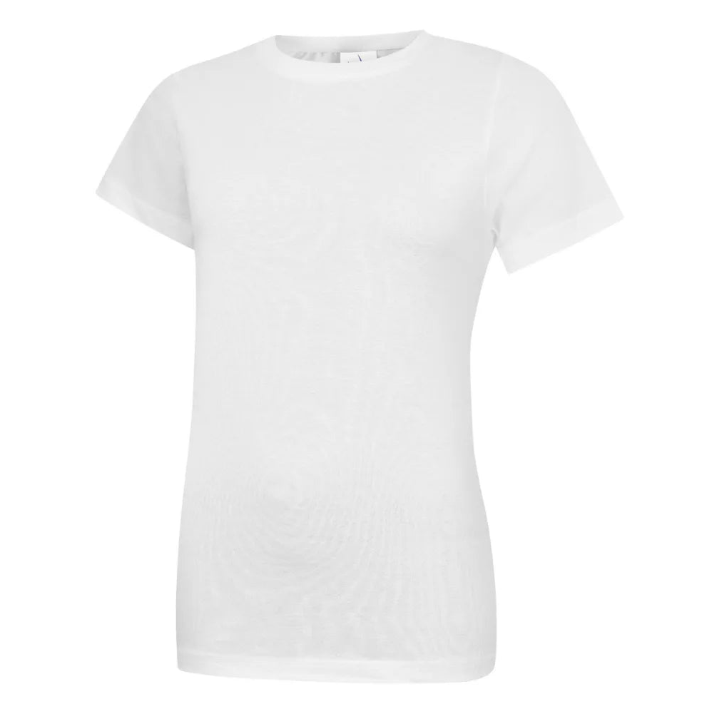 white classic ladies t shirt uc318