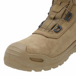 close up front view of Lander Work Boots