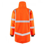 Leo Clovelly EcoViz Anorak in orange rear view