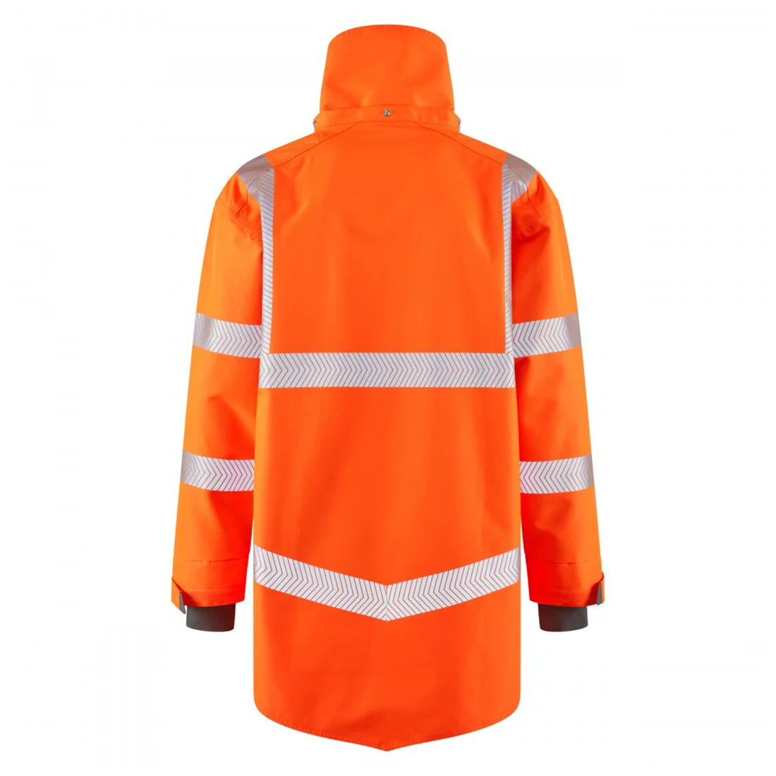 Leo Clovelly EcoViz Anorak in orange rear view