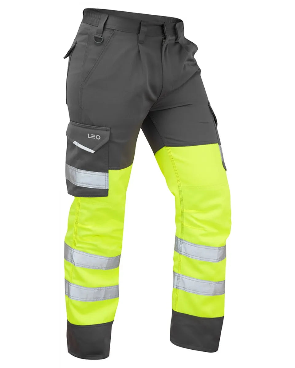 The Leo Bideford EcoVis Cargos in yellow