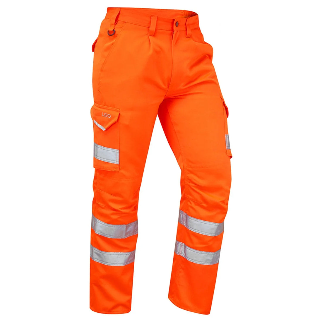 Leo Bideford Cargo Trousers in orange