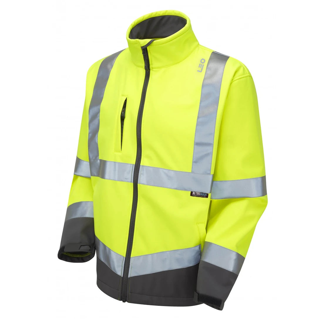 Leo Buckland EcoVis Softshell Jacket in Yellow
