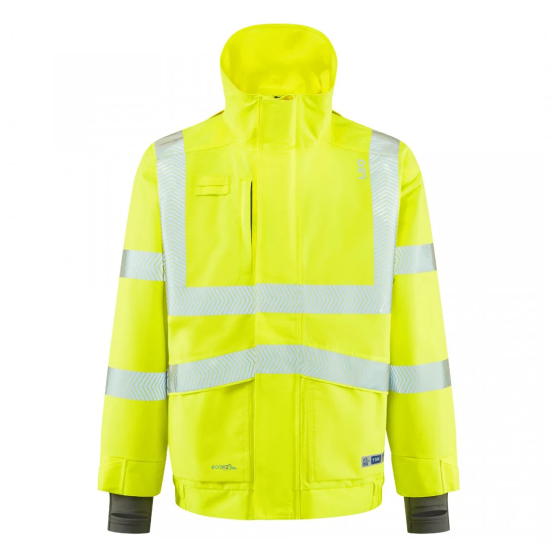 Leo Dartmoor EcoViz Breathable Bomber Jacket in Yellow