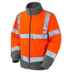 Hartland Leo EcoViz Fleece Jacket in Orange