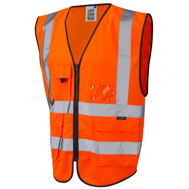 Lynton Superior Waistcoat In Orange