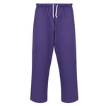 The Orn Scrub Trousers in purple