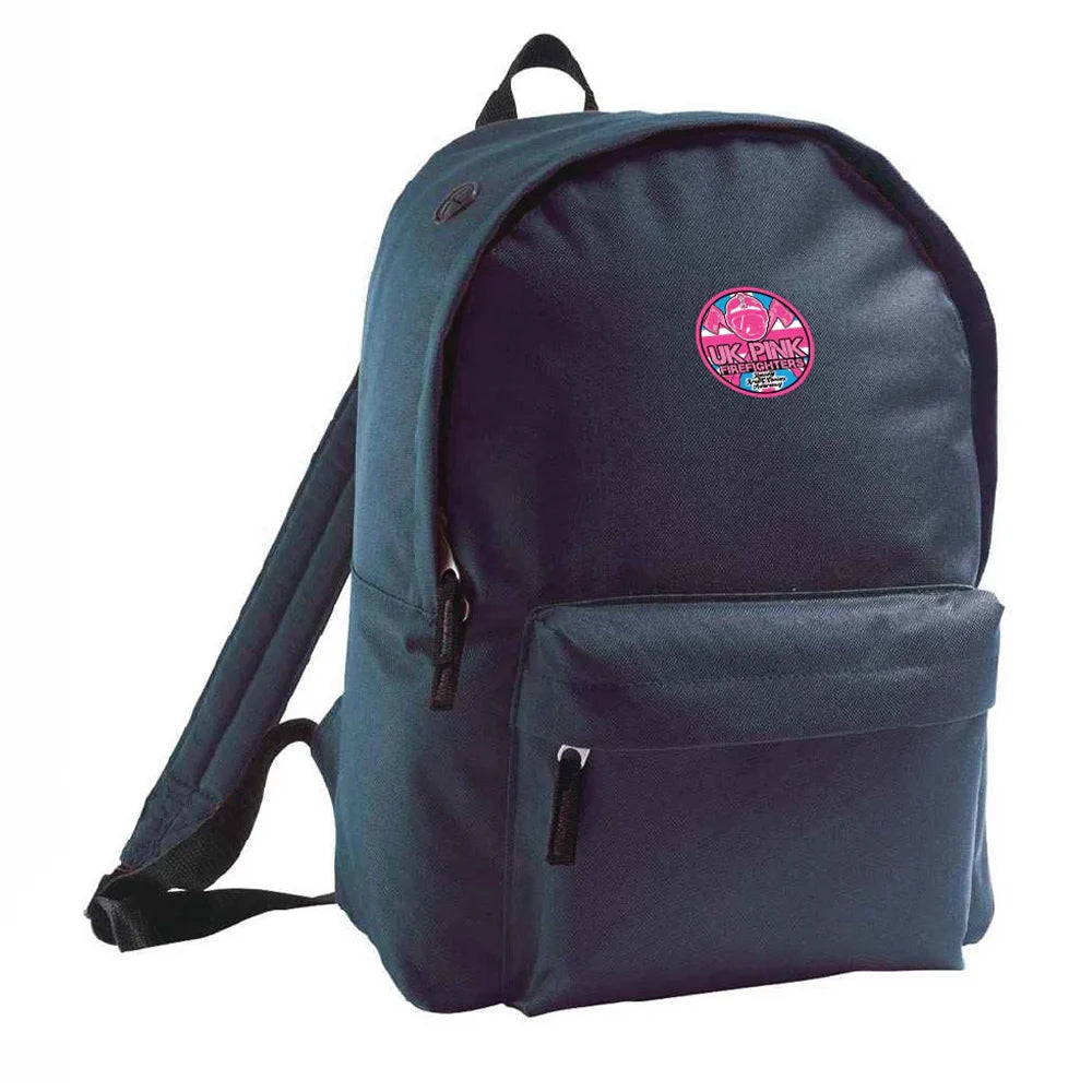 The Pink Fire Brigade Backpack in Navy