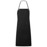 Premier 'Artisan's Choice' Double Pocket Canvas Apron PR181 (Black).