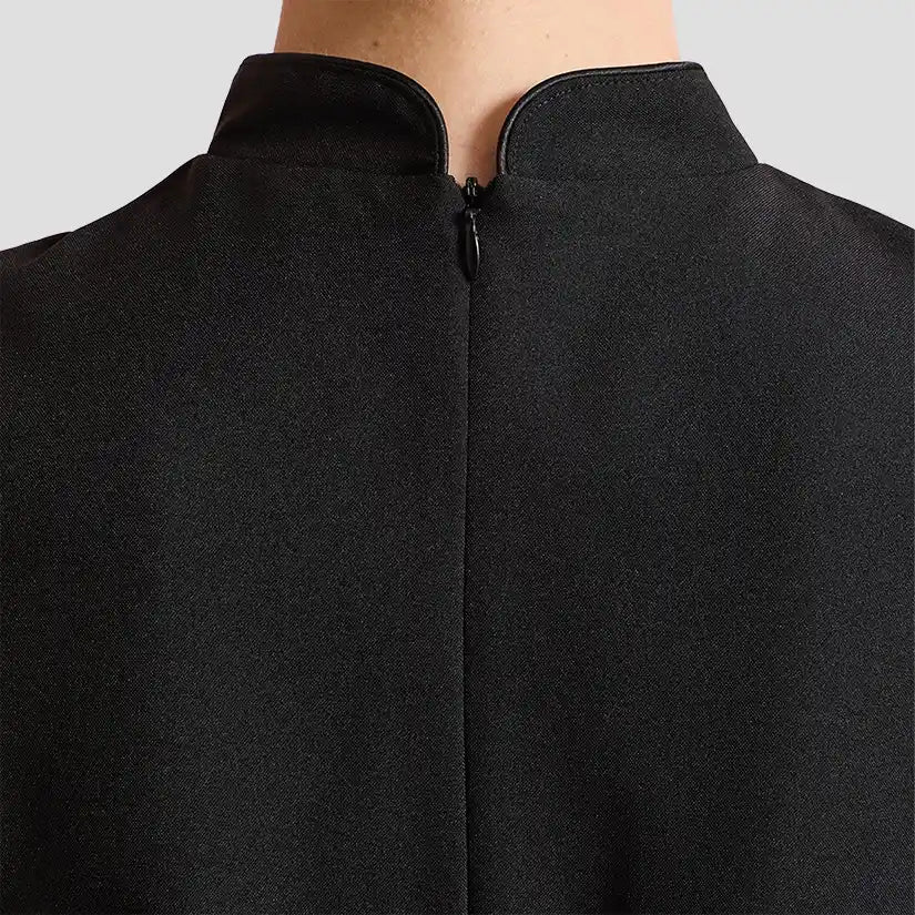 Back neck close-up of the Premier Ladies Mika Short Sleeve Tunic.