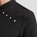 Detail close-up of the Premier Ladies Mika Short Sleeve Tunic.