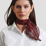 Model wearing the Premier 'Colours' Chiffon Scarf PR740.
