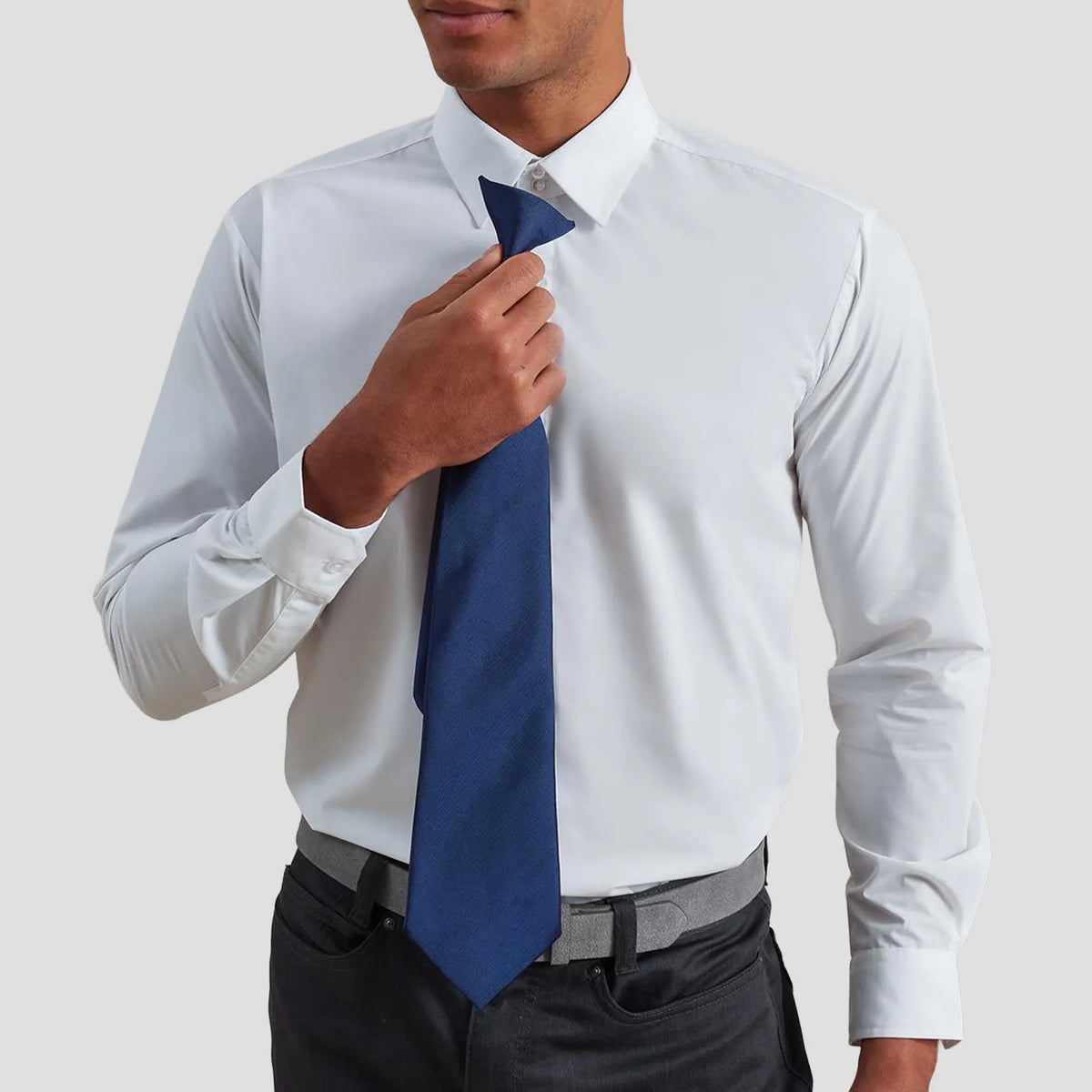 Model wearing the Premier 'Colours' Fashion Clip Tie PR785.