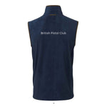 back view of British Pistol Club Fleece Gilet