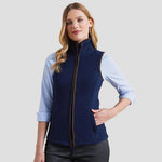 Model wearing the Premier Ladies Artisan Fleece Gilet PR804.