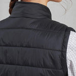 Premier Ladies Recyclight® Padded Gilet back neck detail.