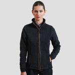 Model wearing the Premier Ladies Artisan Fleece Jacket PR824.