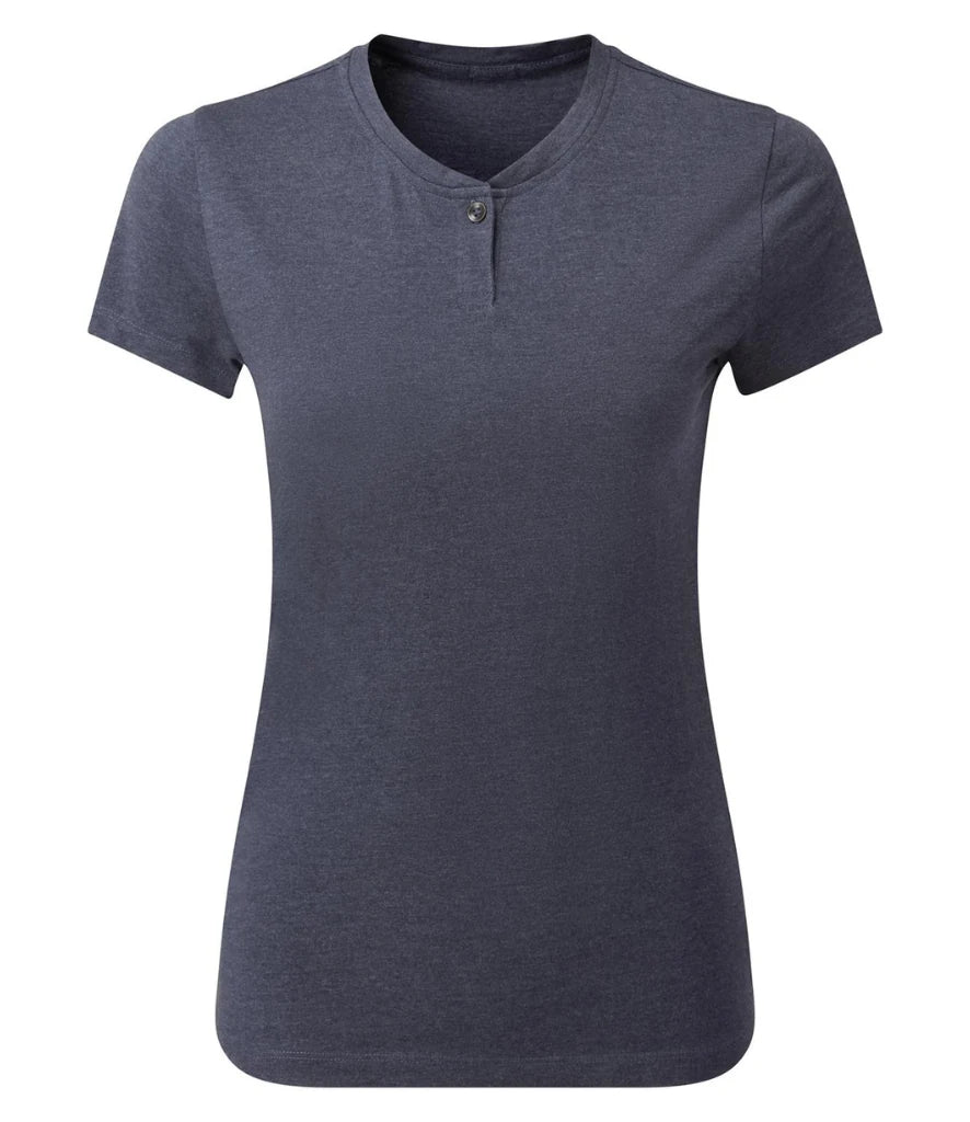 Premier Ladies Comis T Shirt Navy Marl