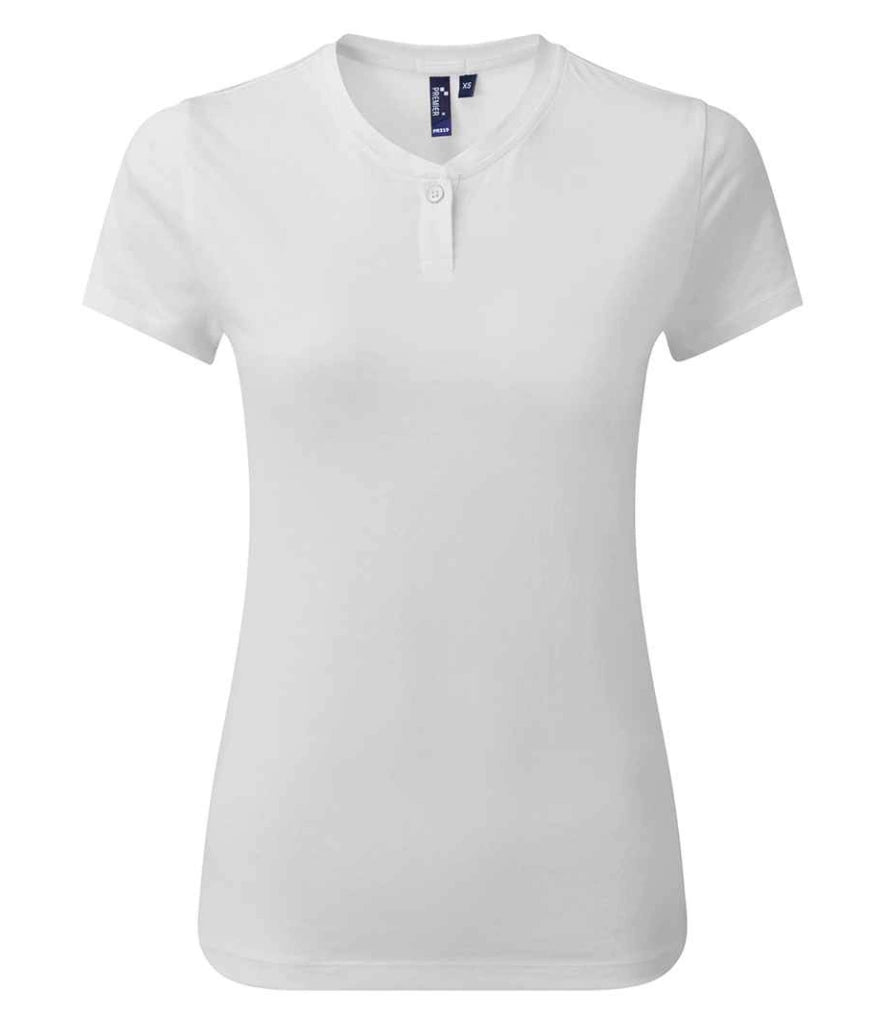 Premier Ladies Comis Tee White