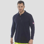 Portwest - Flame Resistant Anti-Static Long Sleeve Polo Shirt
