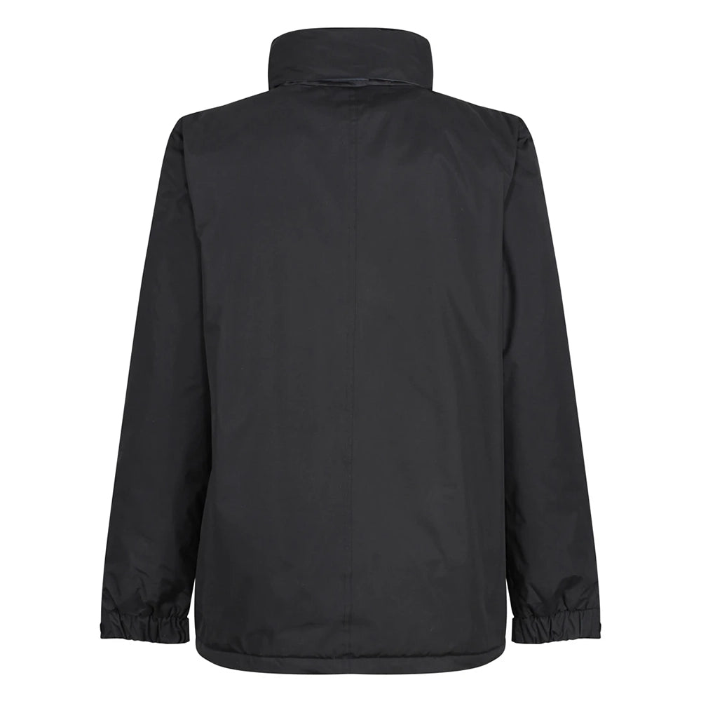 back view of Regatta RG051 (TRA361) Beaufort Waterproof Insulated Jacket black