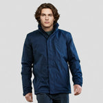 model wearing Regatta RG051 (TRA361) Beaufort Waterproof Insulated Jacket navy