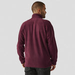back view of model wearing Regatta RG122 (TRF532) Thor III Fleece Jacket Bordeaux 