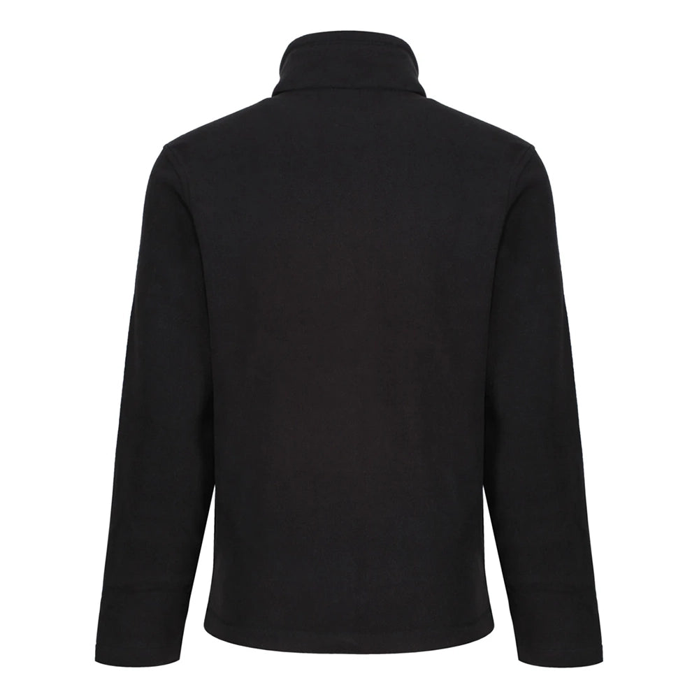back view of Regatta RG138 (TRF557) Micro Fleece Jacket black