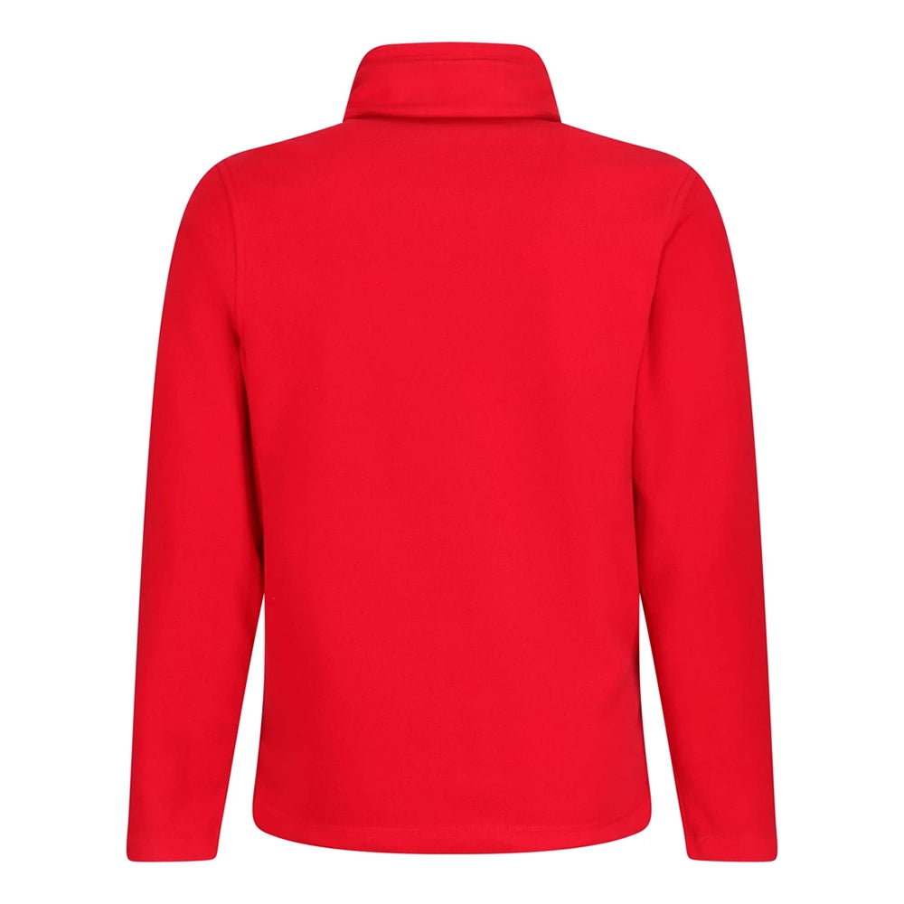 back view of Regatta RG138 (TRF557) Micro Fleece Jacket classic red
