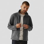 model wearing Regatta RG138 (TRF557) Micro Fleece Jacket