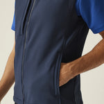 pocket detail on Flux Soft Shell Bodywarmer