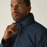 close up collar detail on Regatta RG374 (TRW532) Ascender Waterproof Shell Jacket