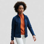 model wearing Regatta Ladies Ablaze Printable Soft Shell Jacket