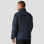 back view of model wearing Essential Thermal Jacket RG650 in navy