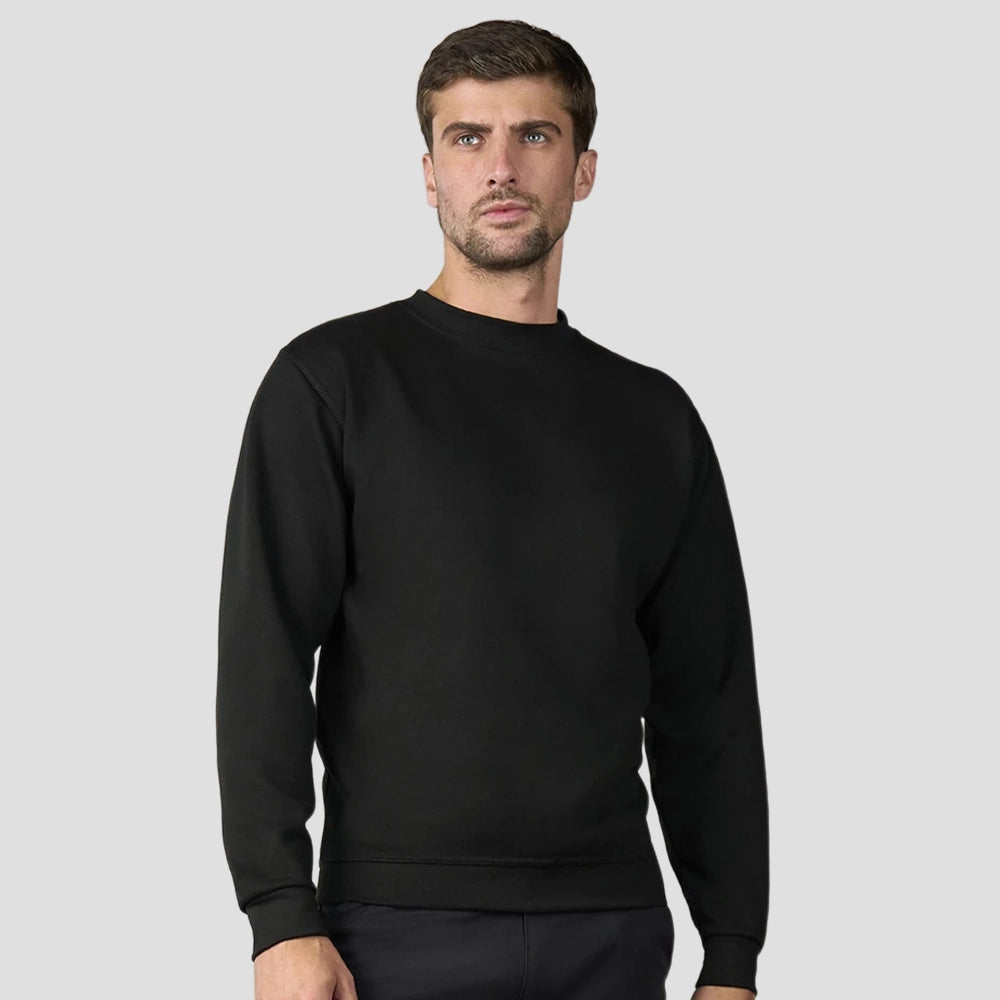 Model wearing the Pro RTX Pro Sweatshirt in Black
