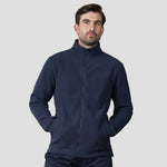 Model wearing the Pro RTX Pro Fleece Jacket in Navy