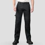 Model wearing the Pro RTX Pro Tradesman Trousers in Black